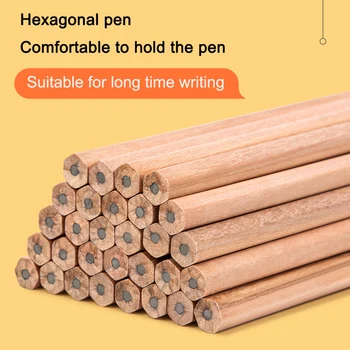 10pcs HB עץ עפרונות רישום עיפרון שחור ליבה גס עץ רעיל ילדים עיפרון נייר מכתבים של בית הספר לציוד משרדי