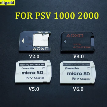 1piece על PSV1000/2000 2.1 3.0 5.0 6.0 מערכת מיקרו SD2VITA אחסון פלוס מתאם כרטיס SD אחסון כרטיס TF להתמודד עם מחזיק כרטיס