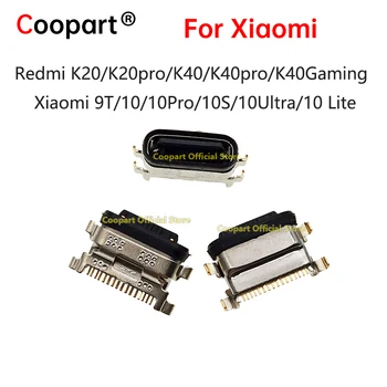 2-10pcs USB לטעינה יציאת Dock Connector עבור Xiaomi Mi 9T/10/10/10pro/10 לייט/ Redmi K20/K20Pro/K40/K40Pro/K40 המשחקים