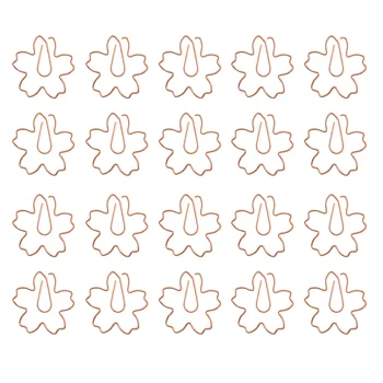 20 יח בצורת אטב Scatchbook סימניות סימניה נירוסטה הדבקות.