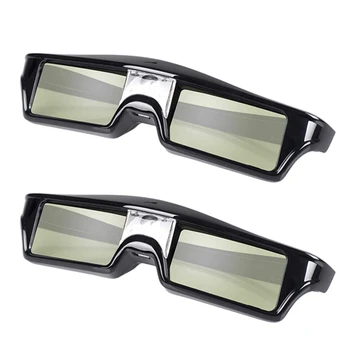 2X נטענת Active Shutter 3D משקפיים Optoma Benq Acer Sony כל DLP מקרן
