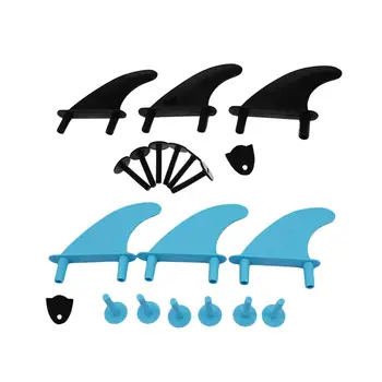 3x רך גבי הגלשן סנפירים הקיץ גלישה עם ברגים החלפת תאוצה סנפירים עם בורג סיפון ספינת חיצונית פעילויות ספורט מים