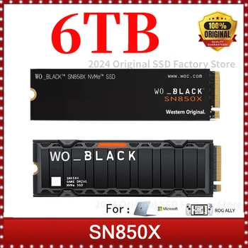 4TB שחור SN850X 1TB 2TB NVMe פנימי המשחקים SSD כונן הזיכרון המוצק עם גוף קירור עובד עם פלייסטיישן 5 Gen4 PCIe M. 2 2280
