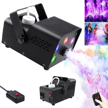 500W מכונת עשן RGB צבע מעורבב בקרה אלחוטית מכונת עשן מקצועית הבמה הקוטל לדיסקו קונצרט מסיבה