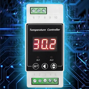 C7AD בקרת טמפרטורה מכשיר דיגיטלי בקר טמפרטורה ממסרים פלט