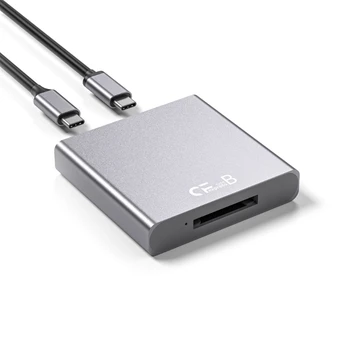 CFexpress קורא כרטיסי USB C 10Gbps CFexpress סוג ב ' כרטיס הקורא עם USB 3.1 Gen2 מהירות העברת עם USB C/כבל USB