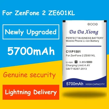 DaDaXiong 5700mAh C11P1501 סוללה עבור ASUS ZenFone 2 לייזר Selfie ZE601KL ZE550KL ZD551K החלפת Batteria