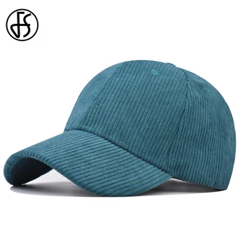 FS חורף נשים קורדרוי כובע קר הוכחה כובעי בייסבול לגברים ירוק חם משאית שווי חיצוני ספורט סקי, כובעים עצם Masculino