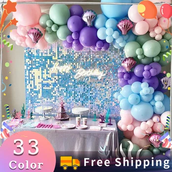 Grasteay 6-18Pcs שימר לוחות קיר רקע על יום הולדת קישוטים חתונה בריבוע נצנצים למסיבת החג את קישוטי רקע