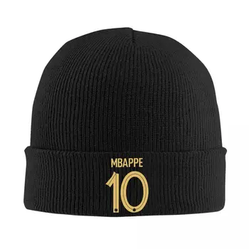 Mbappes 10 כדורגל Skullies כובעים כובע על גברים, נשים, יוניסקס חיצונית חורף חמים סורגת כובע למבוגרים צרפתית קילומטר כדורגל בונט הכובע