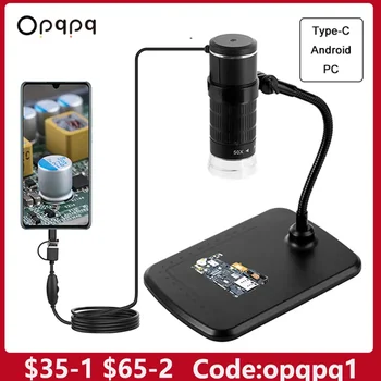 Opqpq 1000X מיקרוסקופ דיגיטלי USB 3in1 אלקטרוני מיקרוסקופ המצלמה הלחמה תיקון עבור Celll טלפון אנדרואיד TypeC PC ילדים המטבע