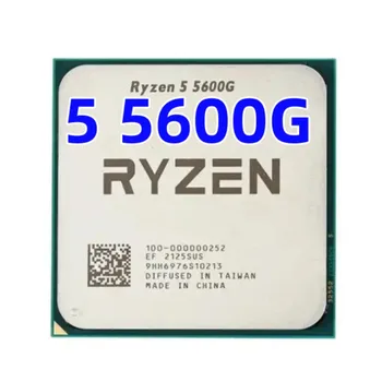 Ryzen 5 5600G R5 5600G 3.9 GHz שש ליבות של שנים-עשר חוט 65W המעבד L3=16M שקע AM4 באיכות גבוהה מעבד
