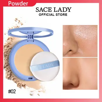 SACE הגברת הפנים הגדרת אבקת כיסוי מלא כרית לחוץ אבקת לאורך זמן עמיד למים קונסילר קוסמטיקה איפור איפור