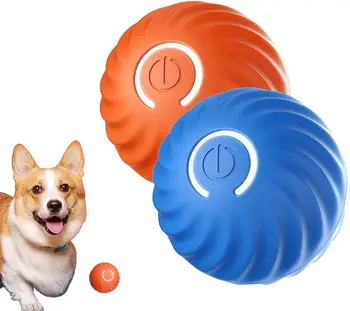 אוטומטי חכם להתגרות הכלב הכדור, אינטראקטיבי צעצוע לכלב, עמיד תנועה צעצועים לכלב, כדור מתגלגל צעצועים גור