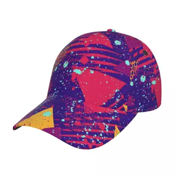 גיאומטרי מופשט נקודות - כובע בייסבול אבא זכר כובע ספורט