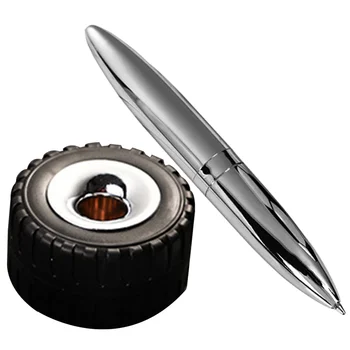 גלגל צמיגים מגנטי השעיה כתיבה עט מדהים עט כדורי אסתטי עט