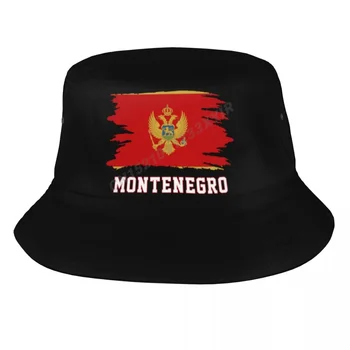 דלי כובעים מונטנגרו דגל מגניב מונטנגרו אוהדים השמש צל מגניב חיצוני הקיץ דייג כובעי כובע הדייגים