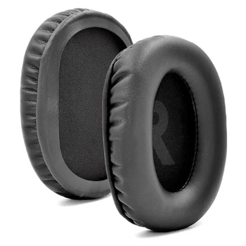החלפת Earpads כרית Pro X אוזניות אוזניות עור לכסות את האוזניים אוזניים כיסוי Earcups(שחור PU)