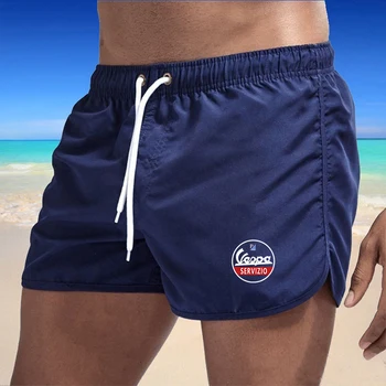 וספה לוגו סקסי לשחות מכנסיים קצרים Sunga שווה של גברים לשחות מכנסיים קצרים חוף עבור בגדי ים בגדי ים מאיו Sungas De Praia בתים סוג הפריט