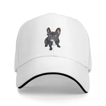 חמוד צרפתית בולדוג צרפתי כלב גברים כובעי בייסבול לשיא כובע שמש, צל חיצוני הכובע