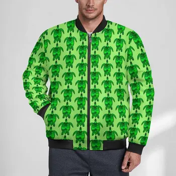 ירוק צבי מעילי גברים להדפיס בעלי החיים סתיו שכבות רטרו עמיד למים מזדמן נכון עיצוב הלבשה עליונה מעיל גודל פלוס