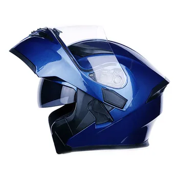 מ-2XL קסדות אופנועים כחול ללבוש עמיד ראש אביזרים לנשימה אופנוען אנטי ליפול מוטוקרוס Kask להעיף למעלה מירוץ, קסדות