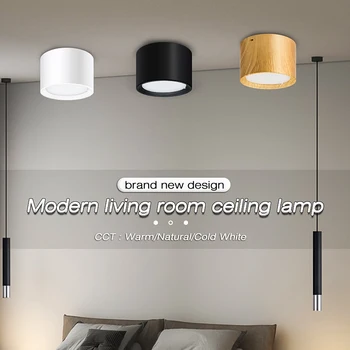 מודרני, תקרת Led אורות 220V פנל אור מנורת Led 15W 10W 7W התקרה מנורות לסלון בעיצוב המטבח מקורה led מנורה