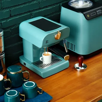 מכונת אספרסו באופן מלא אוטומטי למחצה מסחרי קיטור משולב מכונת קפה מכונת קפה, מכונת 800ml