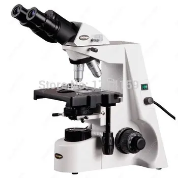 מעבדות מיקרוסקופ-AmScope אספקה 40 X-1500X אינסוף קולר תוכנית אכרומטי דו-עינית מיקרוסקופ המתחם.