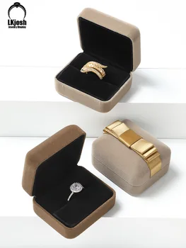 סרט קטיפה סט תכשיטים מתנה תיבת אחסון טבעת תליון עגילים צמיד שרשרת סדרת הצג אריזה קופסה