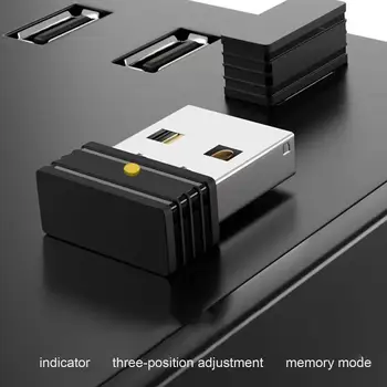 עכבר USB Jiggler לגילוי אוטומטי Mover שייקר עם מתג לחצן עבור מחשב נייד שומר המחשב ער לדמות בעכבר לתנועה