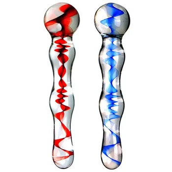 צבעוני קריסטל פיירקס זכוכית דילדו חרוזים כדור פלאג אנאלי אוננות פין מלאכותי דילדו סקס למבוגרים צעצועים לנשים, הומואים