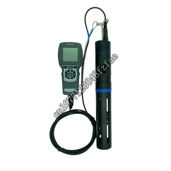 רב-פרמטר מכשיר כף יד למדידת חמצן מומס, pH, ORP, טמפרטורה, עכירות, כלורופיל, הבי, OIW, ו NH4