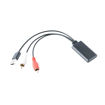 שחור Aux Usb לרכב מקלט אודיו AUX USB מקלט אודיו-רכב תואם מקלט אודיו אלחוטית מקלט